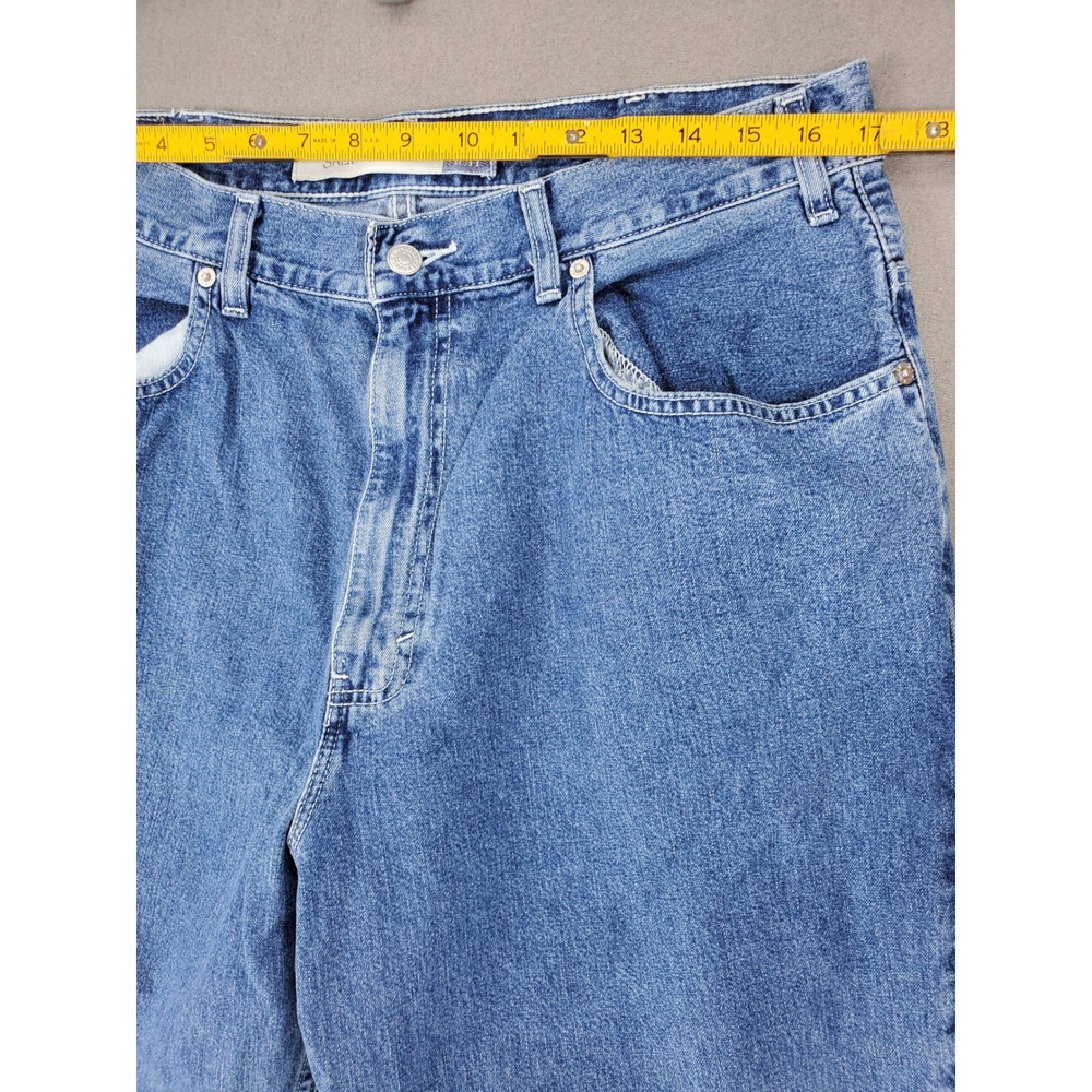GAP Skater Jeans Mens 36 Blue Relaxed Wide Leg Baggy 90s Vintage Style Denim - Picture 5 of 8